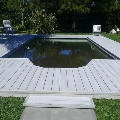 Deck Exterior WPC Reversible Gris Grafito/Fresno Nordico